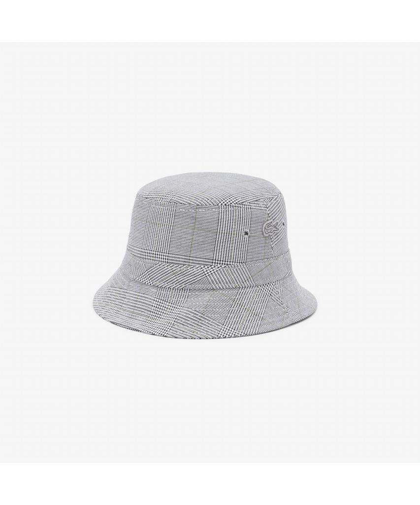 LACOSTE Men'S Check Cotton Twill Bucket Hat Rk6045-55N 6Pk