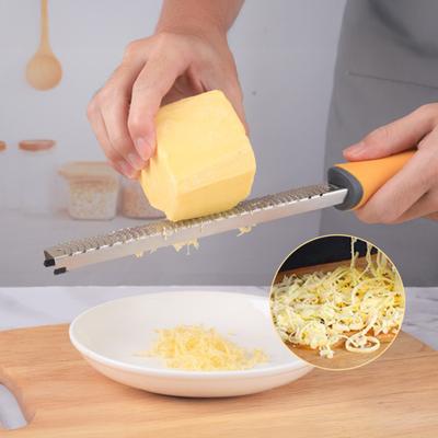 Stainless Steel Cheese Multi-Purpose Grater Rust-Proof Lemon Kitchen Peeler Zester Grater Ergonomic