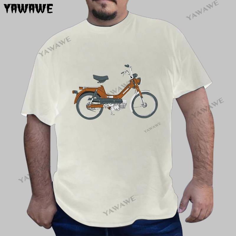 Neue Modemarke Kleidung T-Shirt Unisex Rundhals T-Shirts Kurzarm Puch Maxi Moped T-Shirt Lockere Oberteile für ihn Übergröße T-Shirt