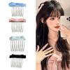 Elegant Sweet Girly Comb Bow Hair Clip Bow Bowknot 2000s-style Ribbon Bunches