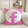 Brand Facebook Cushion Cover Pillowcase Set Pcs x x Breathable Washable Sofa Cushion Cover