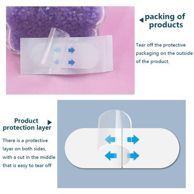 12Pcs/3Sheets Waterproof V Face Makeup Adhesive Tape Invisible Breathable Lift Face Sticker Lifting Tighten Chin