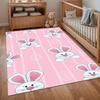 Rosa Teppich Frohe Ostern Weiche Teppiche für Wohnzimmerdekoration Kinder Spielteppiche Heimdekoration Geschenk Stuhlteppich Schlafzimmer Dekor