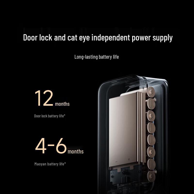 Xiaomi Mijia M20 Full Automatic Smart Door Lock with Large Screen Peephole