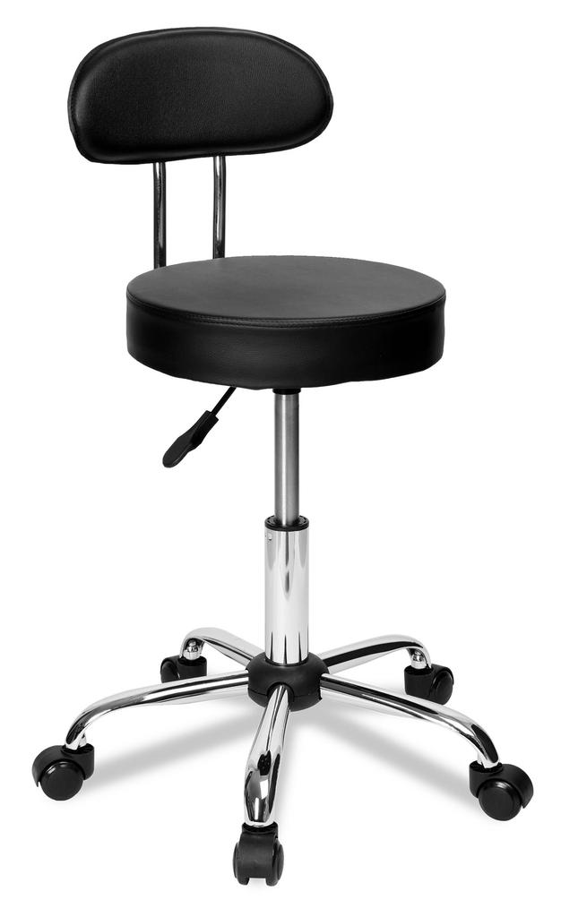 Hairdresser's Cosmetic Stool Gamma Black