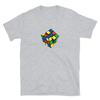 RUBIK'S CUBE SHORT-SLEEVE UNISEX T-SHIRT VIDEO GAMER TEE ANIME 80s WORLD RECORD