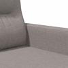 2 Seater Sofa Taupe 140 cm Fabric