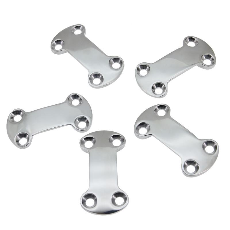 1/2/5PCS Marine Boat Belt Cam Buckle Plate Stainless Steel Durable Strap Fixing Cam Buckle For Sailing Yacht Accessories