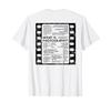 Kenko Sayings Series "Great People's Sayings" [Back Design] T-Shirt