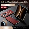 Premium Genuine Leather Magnetic Case For Huawei Mate X7 X6 X5 Smart Touch View No Flip For Answering Rotating Bracket Cover