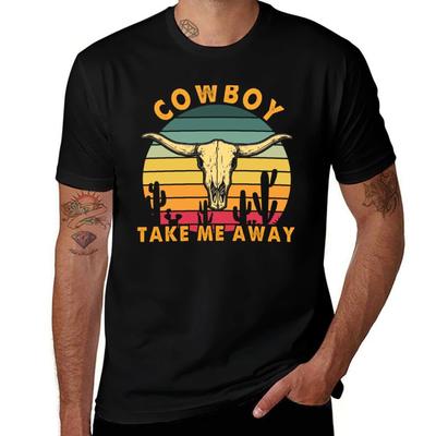 Kowboju Zabierz Mnie Stąd Koszulka Country Western koszulki dla mężczyzn pakiet bawełniane śmieszne koszulki bawełniane koszulki dla mężczyzn bawełniana koszulka