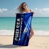 Proof Beach Towel with Chelsea FC Logo Pattern - Soft,absorbent,quick-drying,machine Washable - Perfect for Swimming,camping,bathing