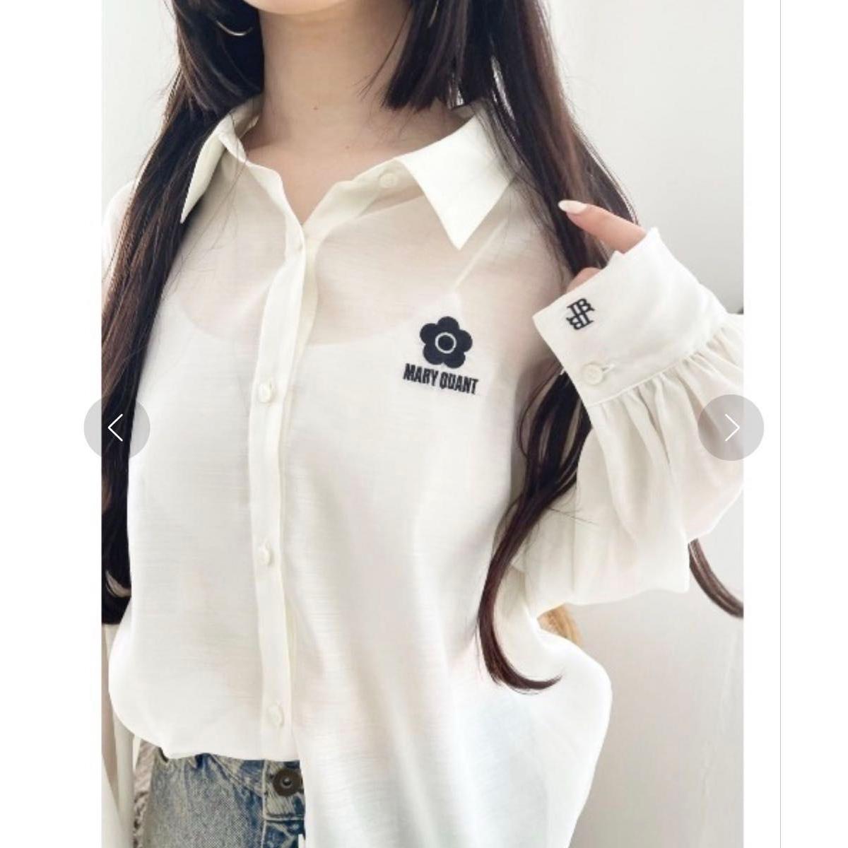 Good conditionLily Brown / Lily Brown [MARY QUANT] Sheer overshirt