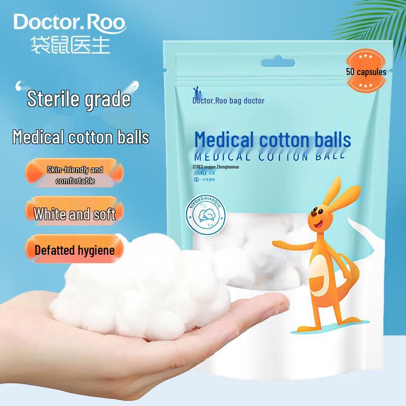 Kangaroo Doctor Medical Degreased Cotton Balls