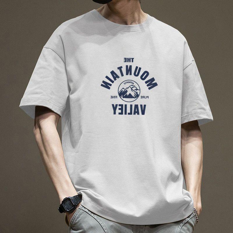 

Хлопок Heavy Weight Plus Fat Plus Size Хлопковая футболка с короткими рукавами Мужская хлопковая футболка Tide Leisure Летняя модная тенденция