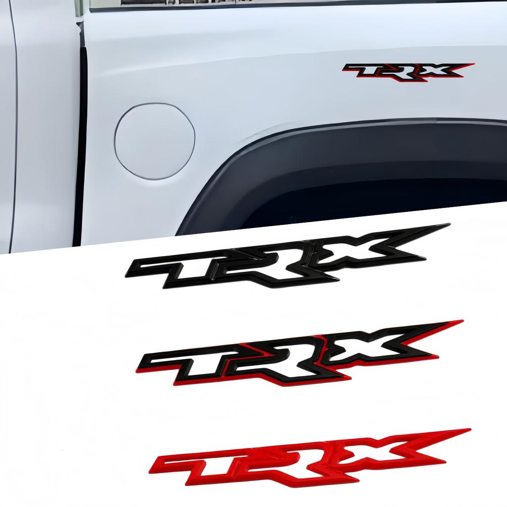 1Pc 3D ABS Logo Car Rear Trunk Side Fender Emblem Badge Decals Sticker Suitable for Tyrannosaurus Pickup Truck Modification