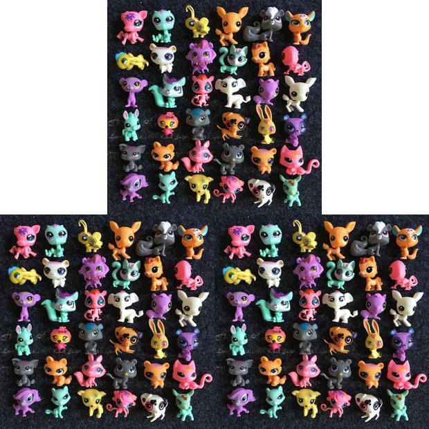 Lovely Mini Doll Lot Premium Quality 20pcs Littlest Pet Shop Dog Toys For Kids