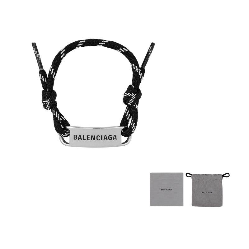 Balenciaga Logo Plāksnītes Rokassprādze 656418TVX4S1766 One
