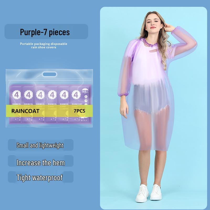 Huse de pantofi portabile, impermeabile, groase, transparente, de unică folosință - Ambalate individual pentru uz exterior