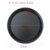 6 To 12inch Premium Non-Stick Pizza Pan Bakeware Carbon Steel Pizza Plate Round Deep Dish Pizza Pan Tray Mold Mould Baking Tools