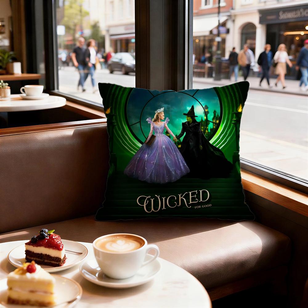 Movie Wicked Part One Cushion Cover Decorative Cushions Covers Cover Sofa X Pillow Piece X X Pillowcase