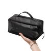 Large Capacity Transparent Mesh Makeup and Toiletry Bag for Travel