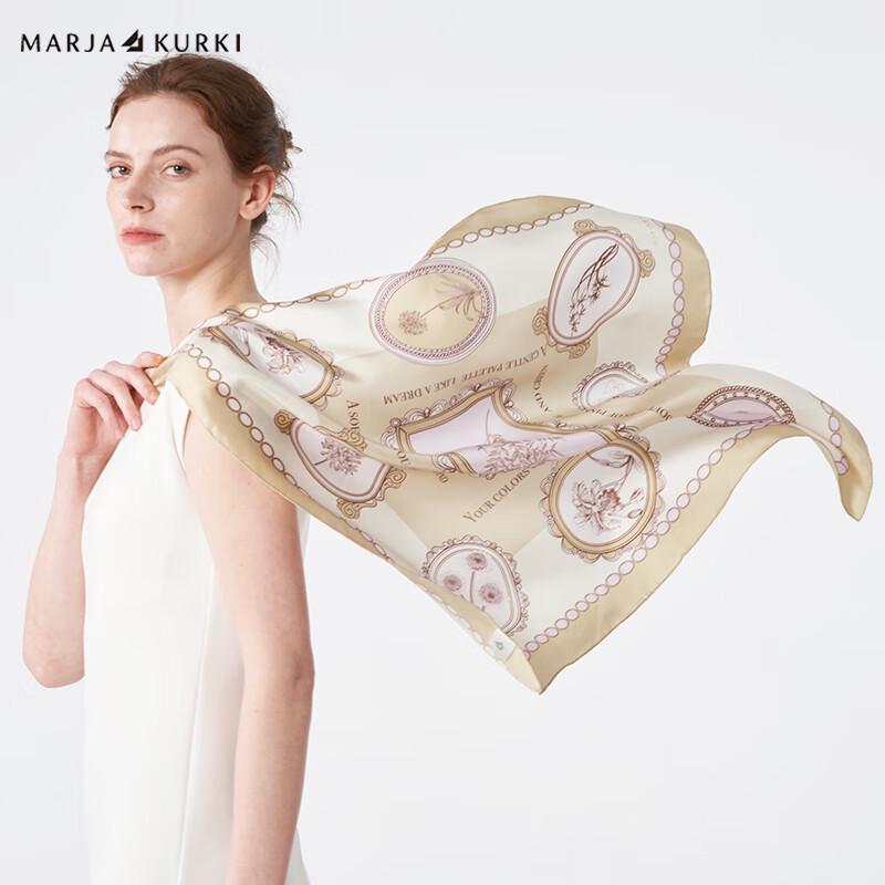 

MARJA KURKI Joy Collection Mulberry Silk Square Scarf