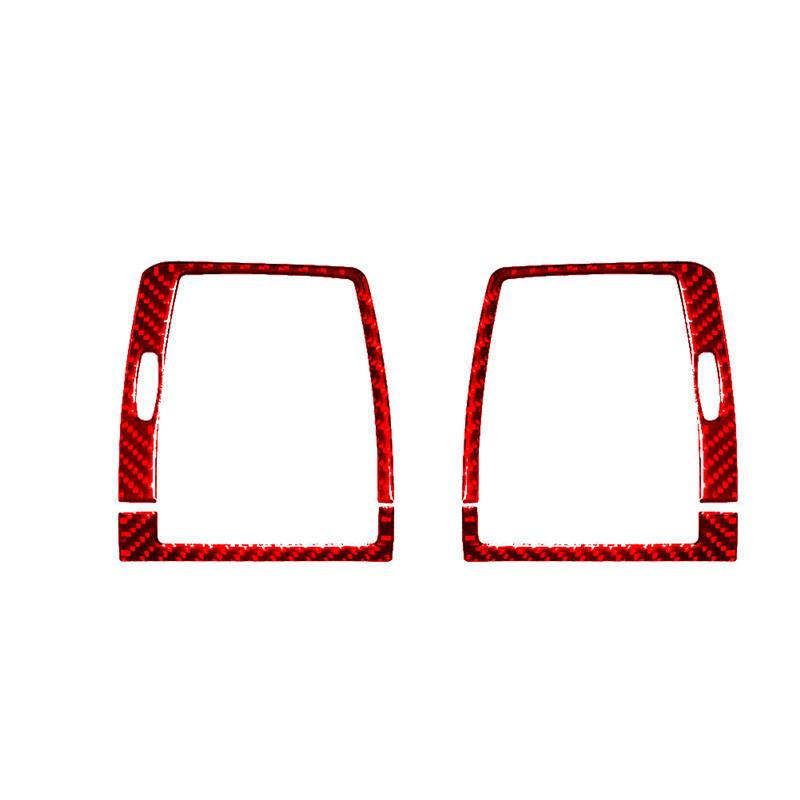 Kohlefaser Auto Armaturenbrett Beide Seiten Lüftungsauslass Zierrahmen Abdeckung Aufkleber Für BMW X5 2000-2006 Auto Innenraum Zubehör