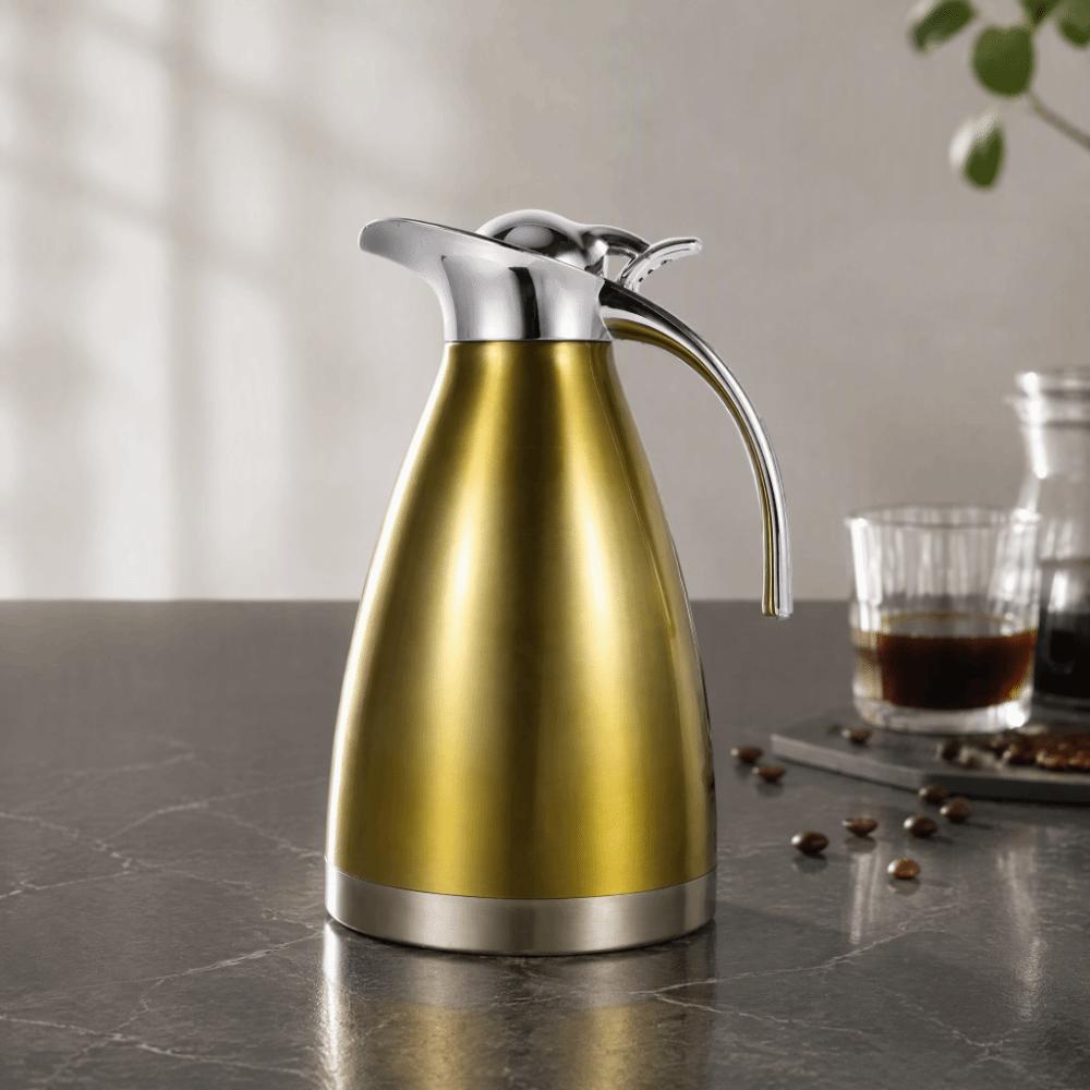 Stainless Steel Coffee Pot Double Wall Hot Water Bottle Vacuum Insulated Thermo Jug  For Tea