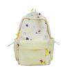Schoolbag New High-value Japanese Ins Sweet Contrasting Backpack Junior High School Student Schoolbag Women's Lightweight Large-capacity Backpack