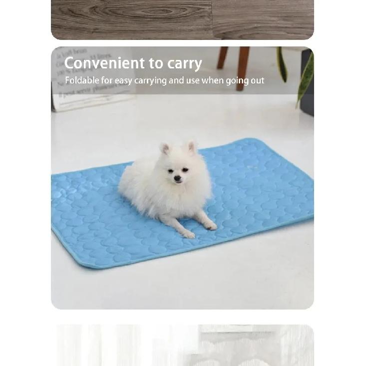 Cat Ice Mats Summer Cat Dog Sofa Nest Bed Cooling Sleeping Pad for Small Dogs Pets Durable Sofa Cooling Pad Blanket