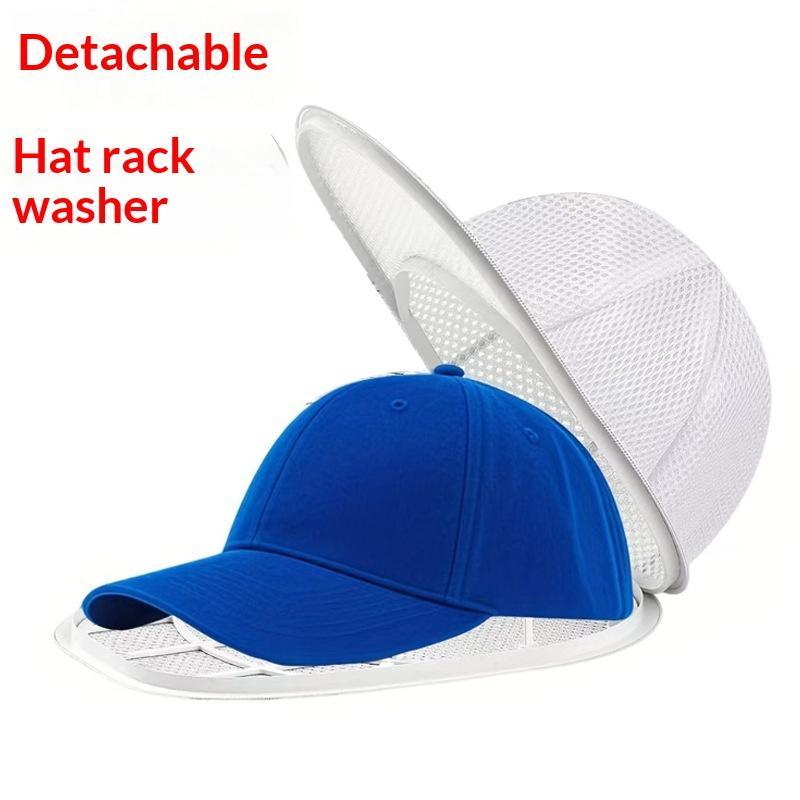 Sac à Linge Filet Durable pour Casquettes avec Conception Anti-Déformation et Fermeture Éclair Lisse pour Lave-Linge Nettoyage Casquettes de Baseball