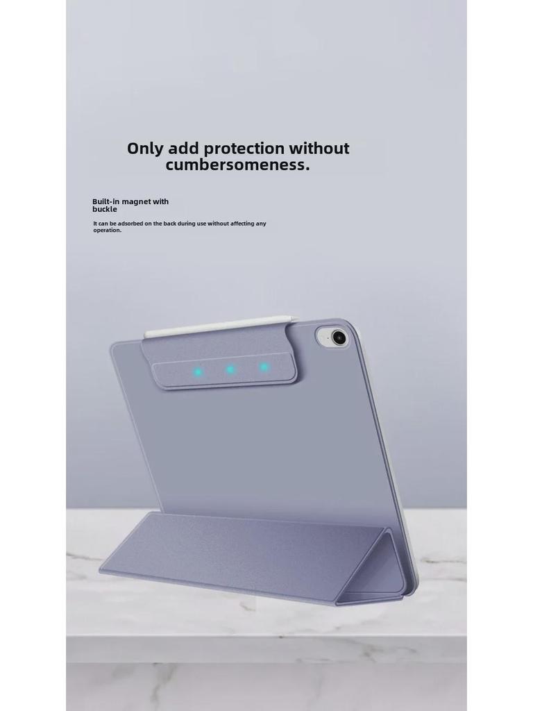 Magnetische Schutzhülle für iPad 10 10,9'', Air 4/5 und Pro 11 mit doppelseitigem Clip und Sturzschutzdesign