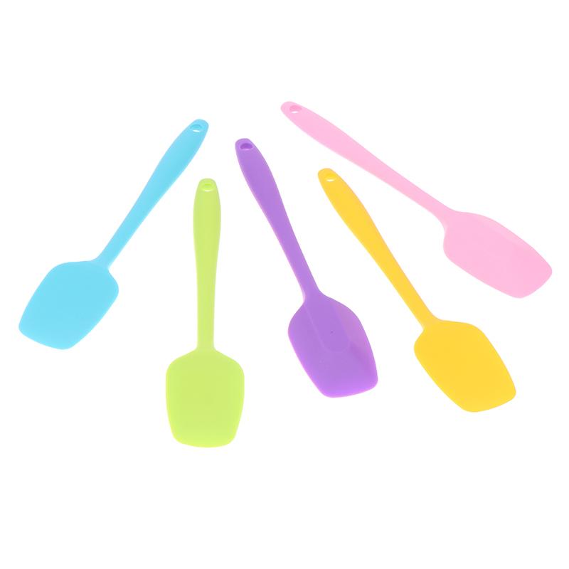 1Pc Silicone Cream Baking Scraper Thicken Cake Spatula Mixing Batter Scraper Non Stick Butter Mixer Kitchen Cooking Tool
