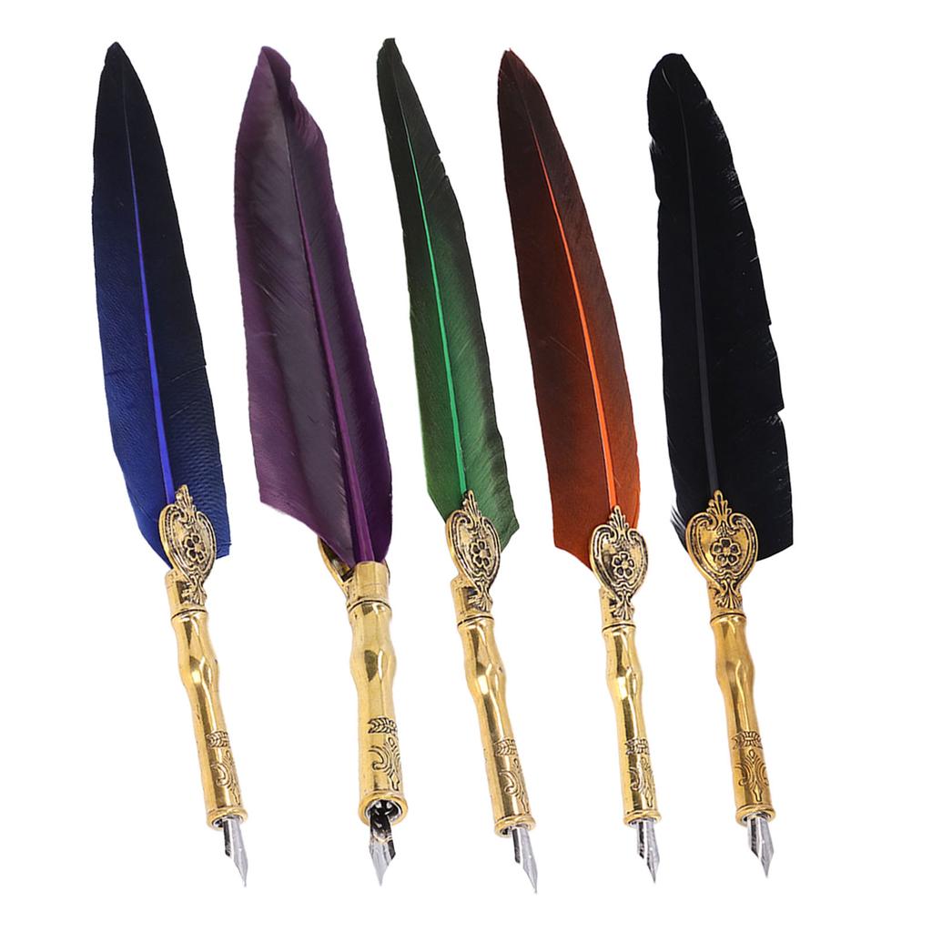 Stift Exquisit Vintage Elegant Edelstahl Sanft Schreiben Verschleißfest Kielstift