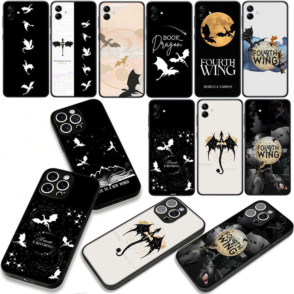 Book Fourths Wings Phone Cover Case for Xiaomi Poco X7 X6 X5 F7 F6 F8 Ultra F5 M6 M7 M8 Pro C85 C75 C65 C71 C61 Casing