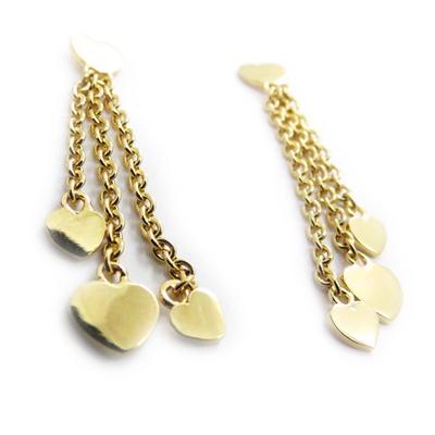 [G1994] - Gold Plated 'Love' Earrings