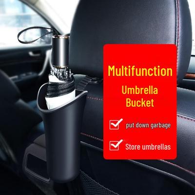 Multifunktionale Auto-Schirmhalterung & Mülleimer