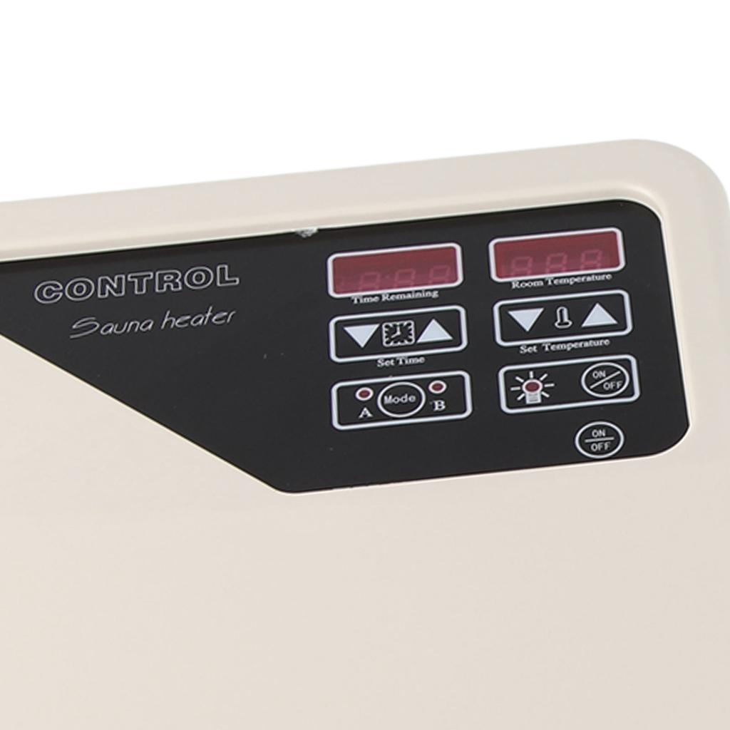 9KW Stainless Steel Sauna Heater Stove High Temperature Protection Switch with CON4 Controller220V