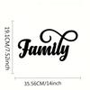 Wrought Iron Metal Word Wall Sign Cursive Decorative Accent Hanging Art Home Decor Living Room Bedroom Gift