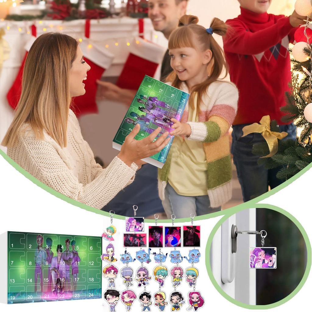 Ankomstkalender Inkluderer 24 Ankomstkalendere, Nedtellingskalender og Overraskelsessamleobjekter