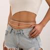 4Pcs Creative Boho Colorful Elastic Seed Beads Waist Belly Belt Chains for Women Summer Bikini Sexy Body Jewelry Y2K Accessories