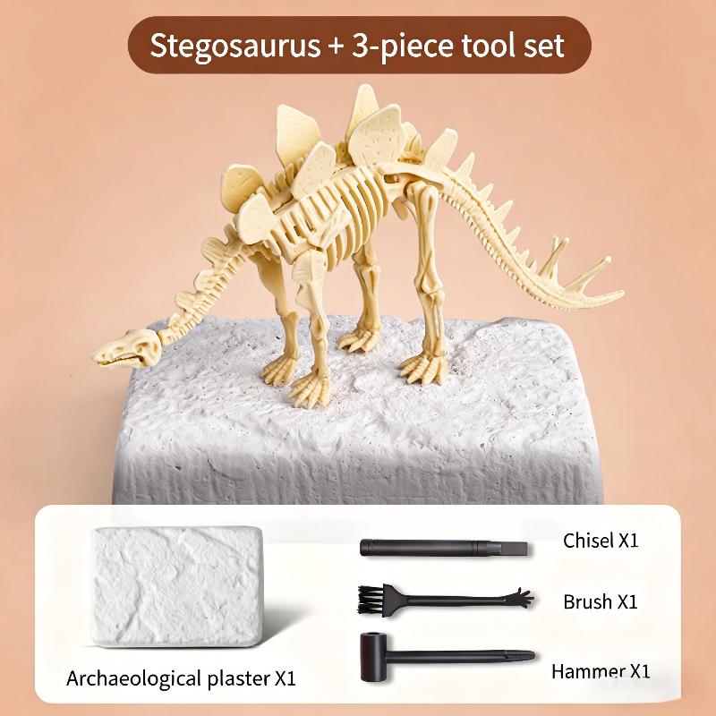 

Dinosaur Fossil Dig Kit – Excavate & Assemble Dinosaur Skeletons| 3D Dino Bones Puzzles| Jurassic Paleontology Toy E