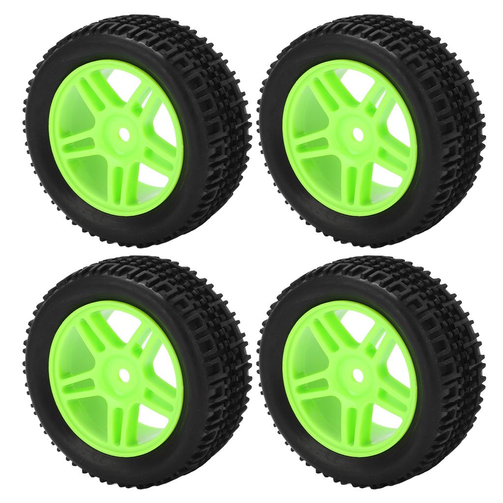 4PCS 75mm RC Car Tire U Type Rubber RC Vehicle Wheel Remote Control Car Tire for Wltoys 144001 114