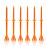 Fengyi Ultra-Fine Low Resistance 83mm Golf Tees - 100 Mixed Colors