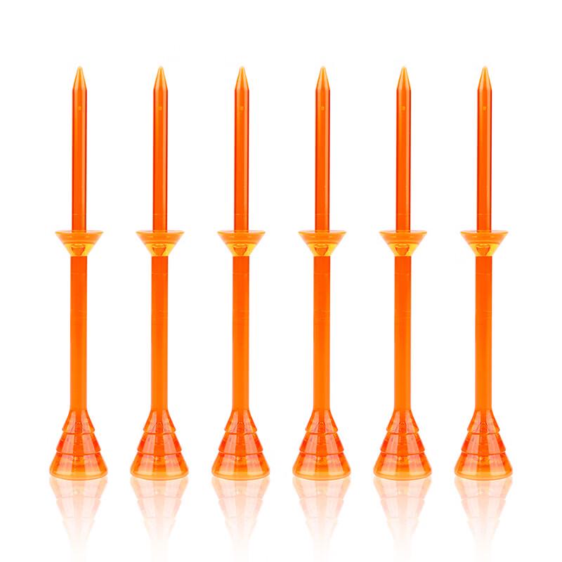 Fengyi Ultra-Fine Low Resistance 83mm Golf Tees - 100 Mixed Colors