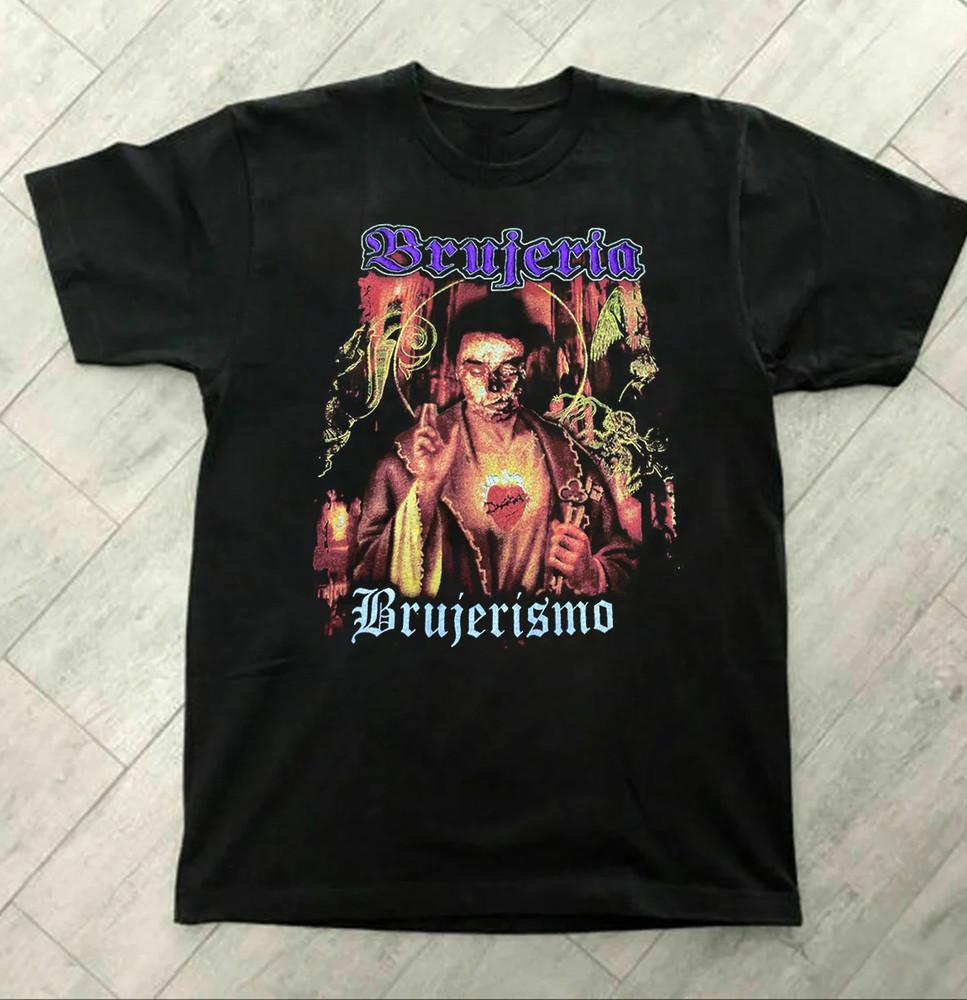 Brujeria Brujerismo Album Černé Tričko s Krátkým Rukávem Pánské Dámské Tričko CS903