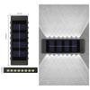 Warm Light Solar Wall Lamp Streetlights Waterproof Lamp Decoration Lights Outdoor Lighting  Garden