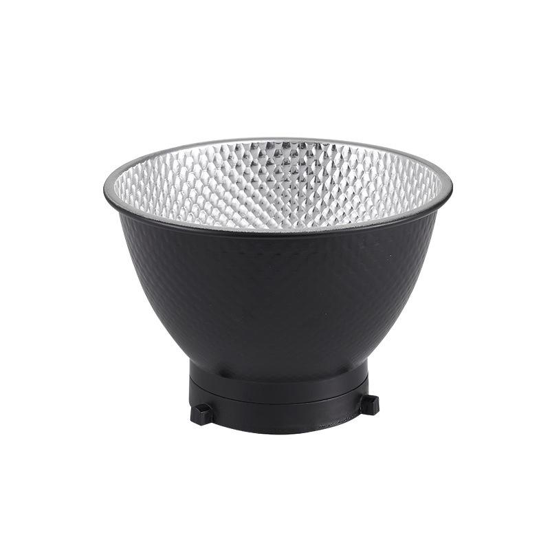 Universal Bowens Mount Reflector Grid Snoot with Four-Leaf Barndoor for Godox Photography Lights