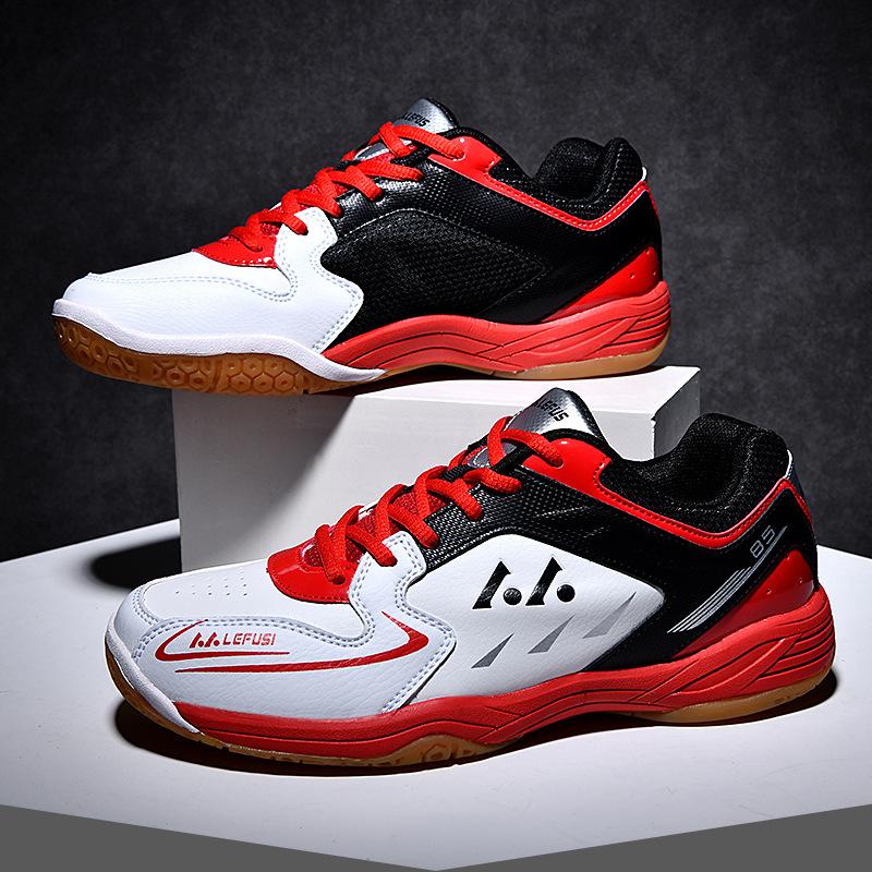 Badminton Shoes Sports Shoes Breathable Shock Absorption Non-slip Lightweight Men's and Women's Shoes Adult Net Shoes Professional